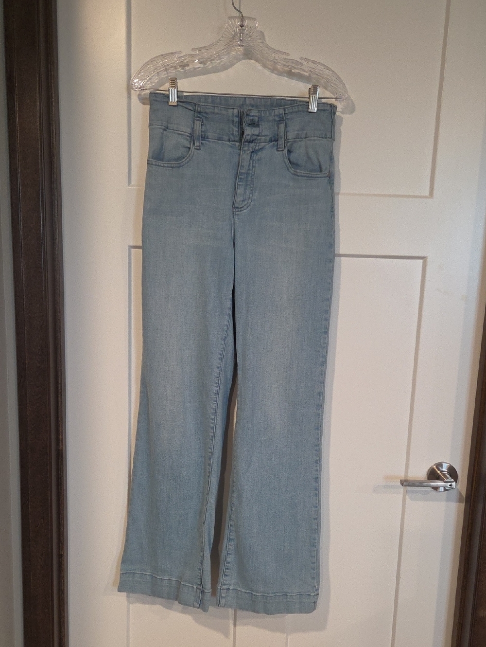 Vince Camuto Light Blue Wide-Leg Jeans
